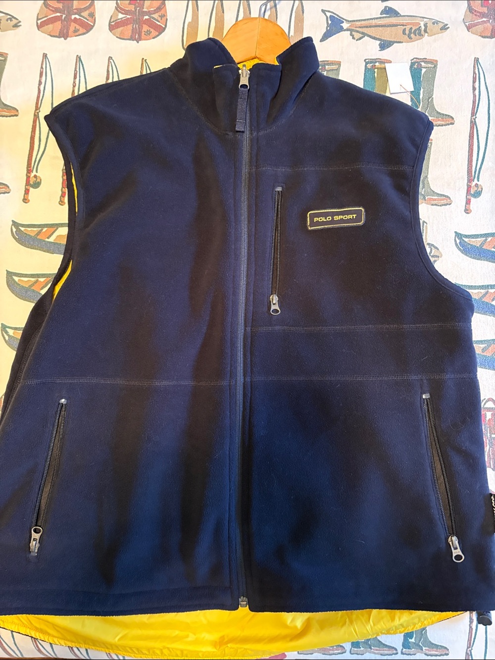 Men’s Polo Sport reversible vest by Ralph Lauren